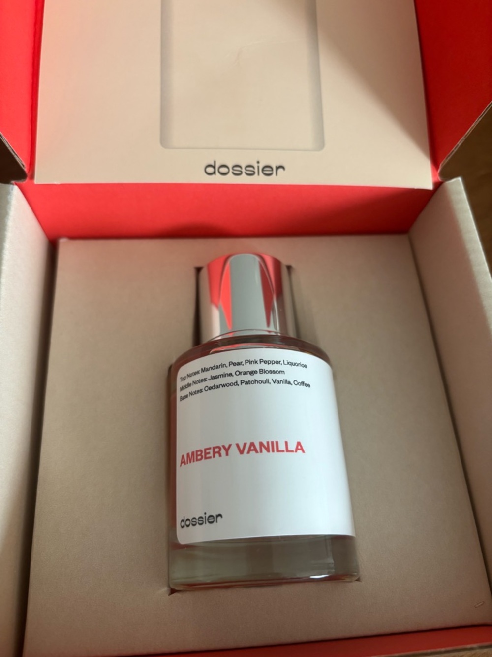 Dossier Ambery Vanilla Women’s Eau de Parfum 1.7 Fl Ozs BRAND NEW Final Sale